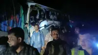 নাটোরে বাস-ট্রাক সংঘর্ষে নিহত ১৪, আহত ৩০